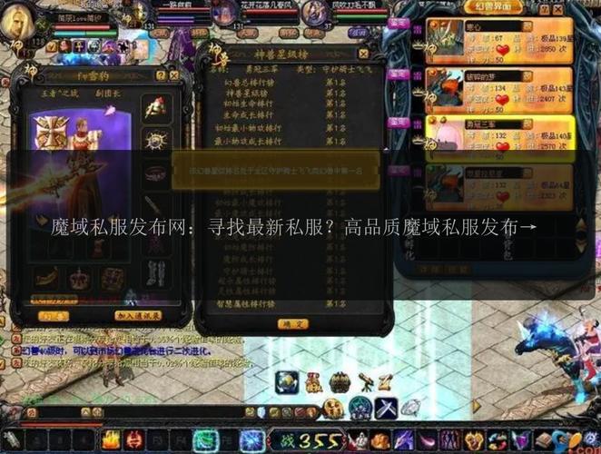魔域私服发布网：多样化选择与便捷信息查询背后的问题探究